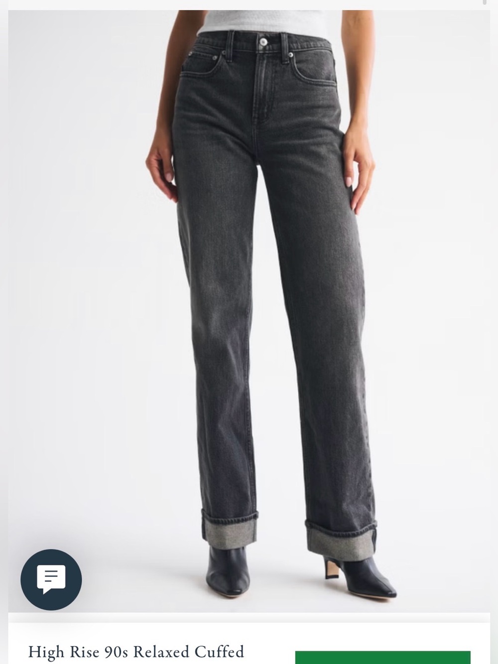 Abercrombie & Fitch 90s high rise jeans NWOT